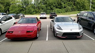 My 86Z31 parked next to a Nismo at work a few years back